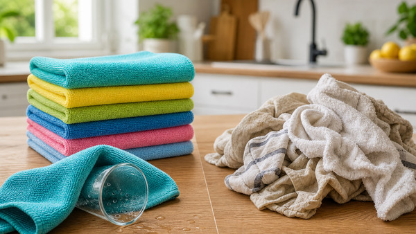Benefits of Microfiber Cleaning Cloths vs Traditional Fabrics in UK Households