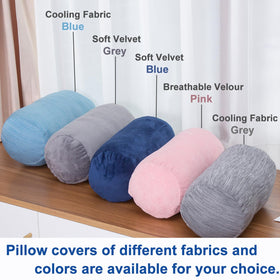 1 MIDDLE ONE Bolster Pillow decorates a bed or sofa with subtle comfort.