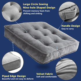 1 Middle One memory foam core close-up highlights shape recovery