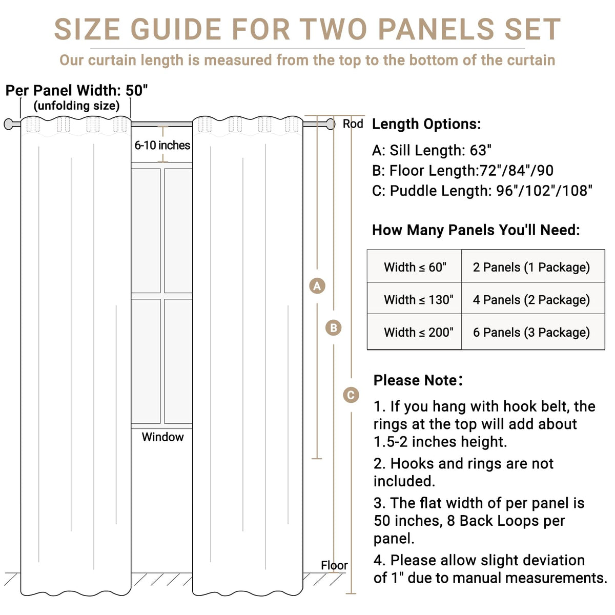 Two-panel set from 100percent Blackout Shield ready to install for full coverage.