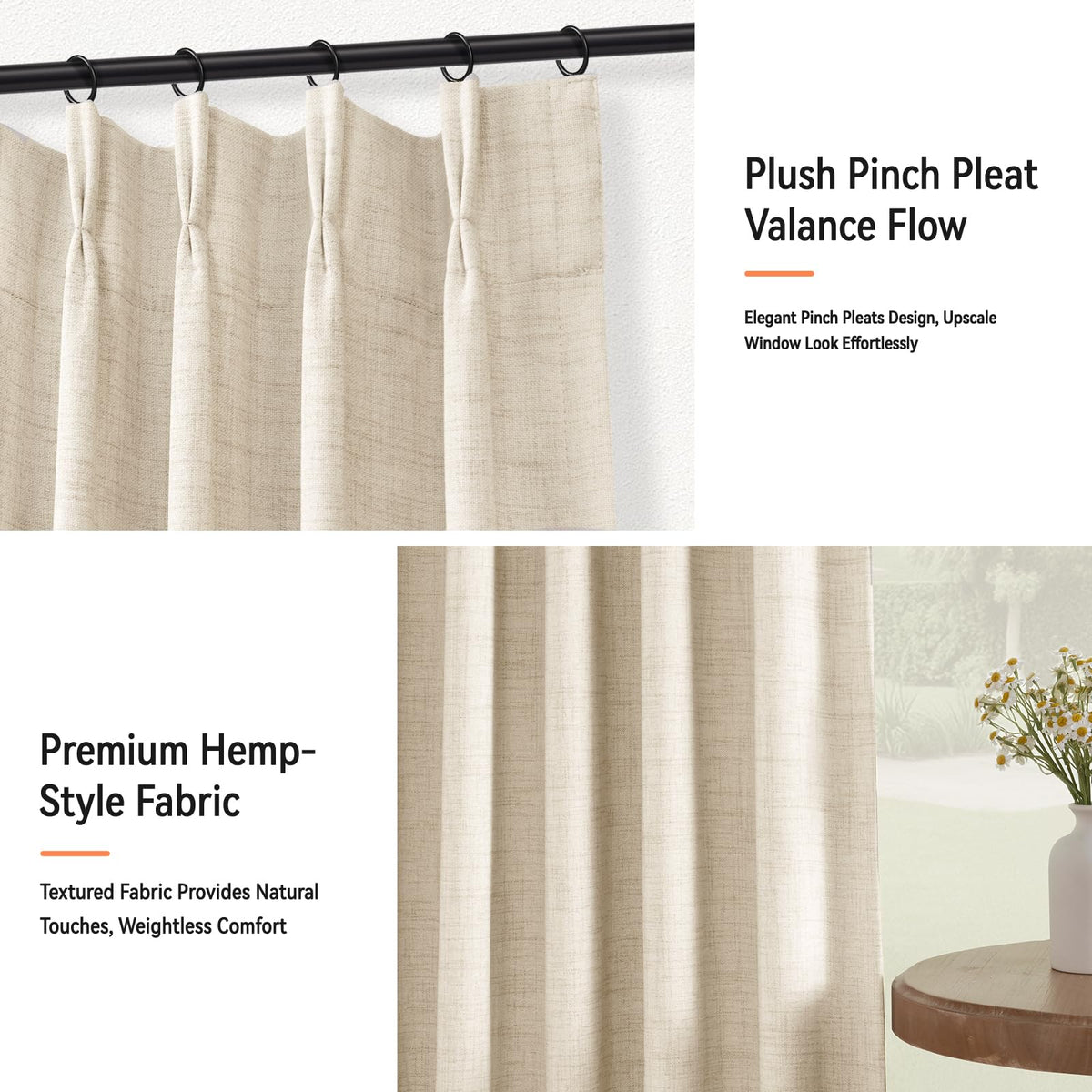 100% Blackout Shield 40-inch width drapes suitable for standard windows