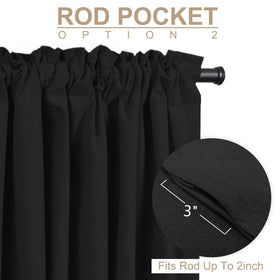 100% Blackout Shield linen curtains thermal insulation close-up