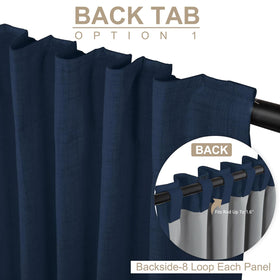 100% Blackout Shield rod-pocket curtains fit standard rods for easy setup.