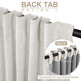 100% Blackout Shield thermal insulated drapes help reduce energy use