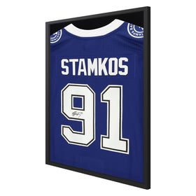 1DOT2 16x20 shadow box front with HD acrylic for crystal-clear jersey display