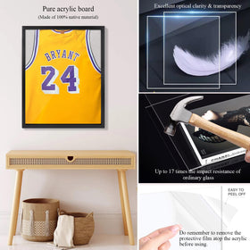 1DOT2 16x20 shadow box interior depth 1 inch accommodates multi-item displays.