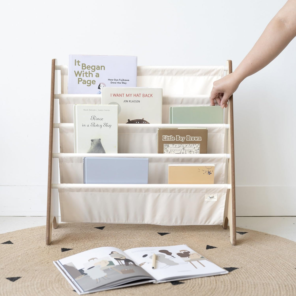 3 Sprouts compact storage helps organize growing book collections