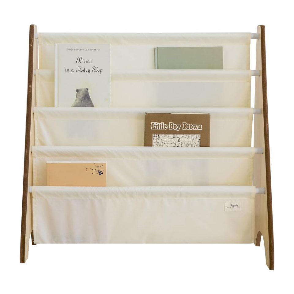 3 Sprouts kids bookshelf in recycled fabric for eco-friendly storage