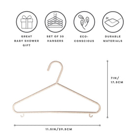 3 Sprouts durable kid hangers support growing wardrobes without snagging fabrics