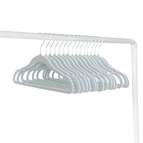 3 Sprouts hangers feature a 360-degree swivel for easy access to clothes.