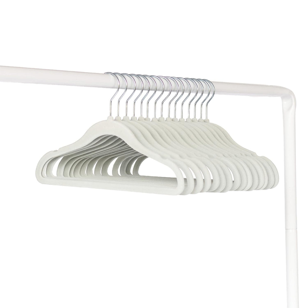 3 Sprouts Velvet Baby Hangers 360 swivel for easy viewing of clothes