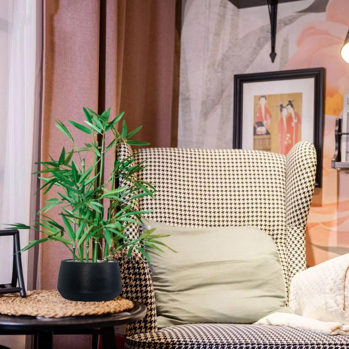 Living room centerpiece bamboo by 365 Blooming Decor