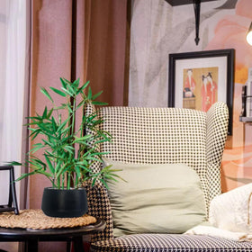 Living room centerpiece bamboo by 365 Blooming Decor