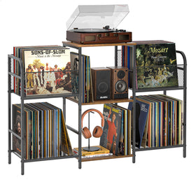 3IngSeagulls open-display-shelf showcases records and player together