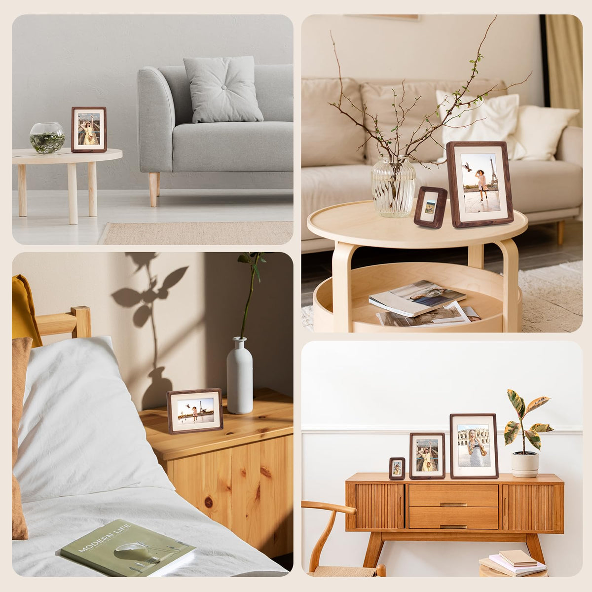 3Liangthings snap-on backing enables quick photo changes.