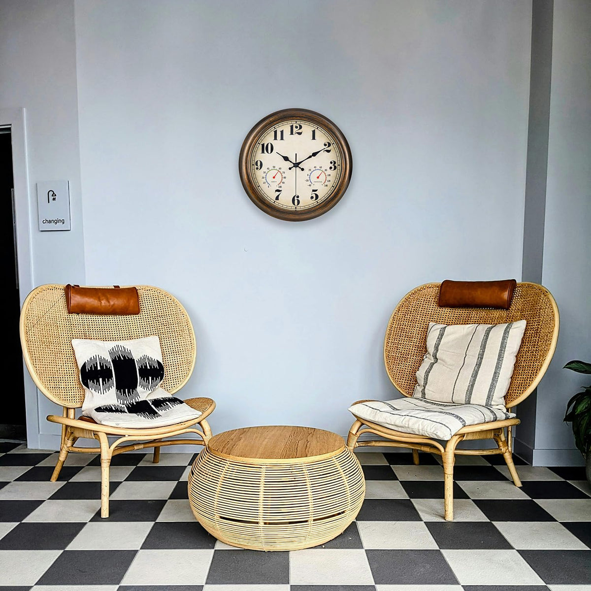 45MinST bronze finish adds classic decor for indoor or outdoor spaces.