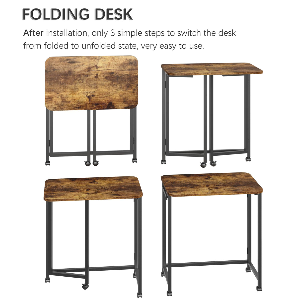4NM foldable desk highlighting small-space storage option