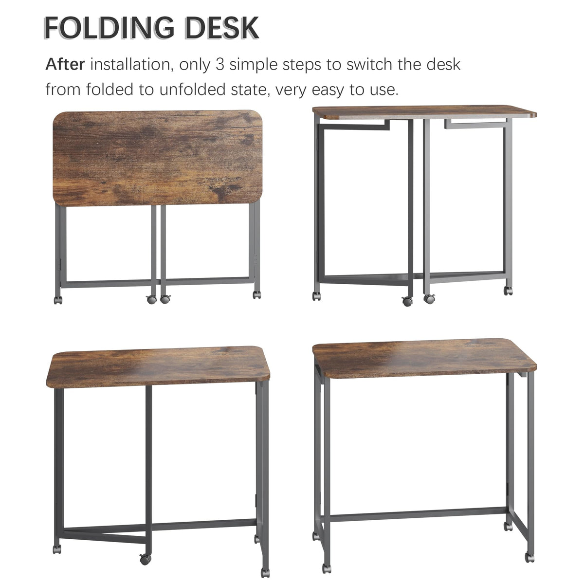 4NM folded desk stored behind door for clutter-free living space.