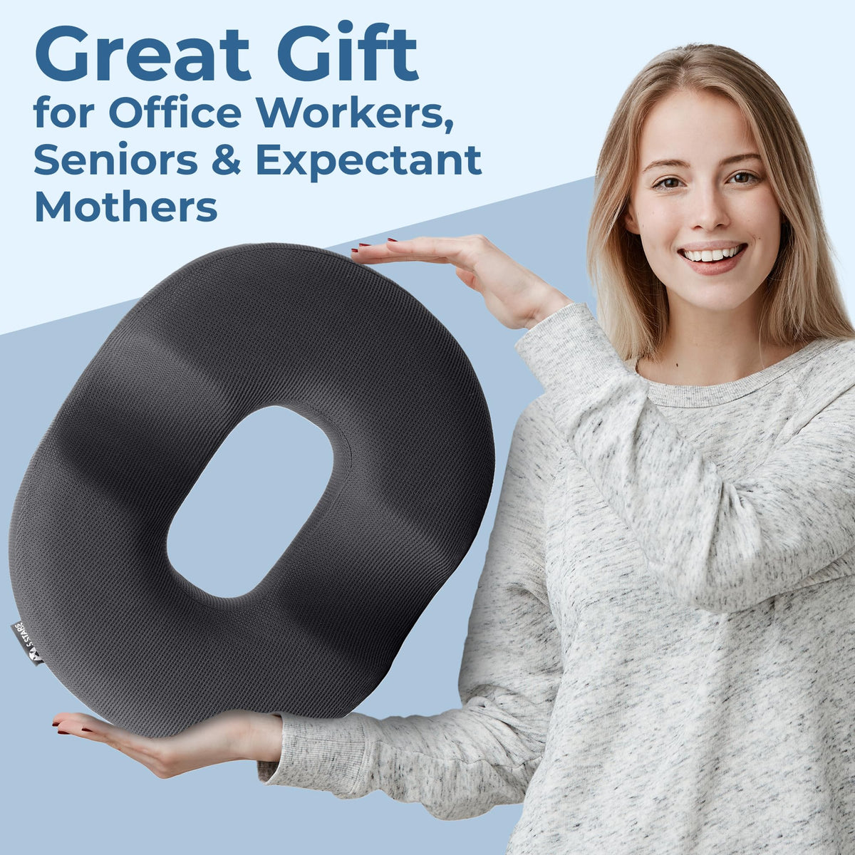 5 Stars United donut pillow ideal for post-surgery recovery comfort