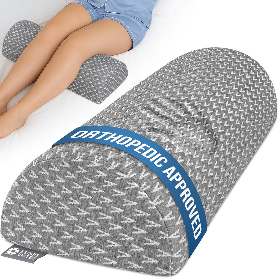 5 STARS UNITED knee pillow under-knee support for back sleepers
