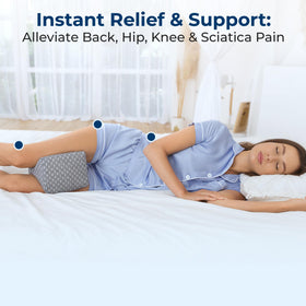 5 STARS UNITED knee pillow under lower leg to adjust knee comfort