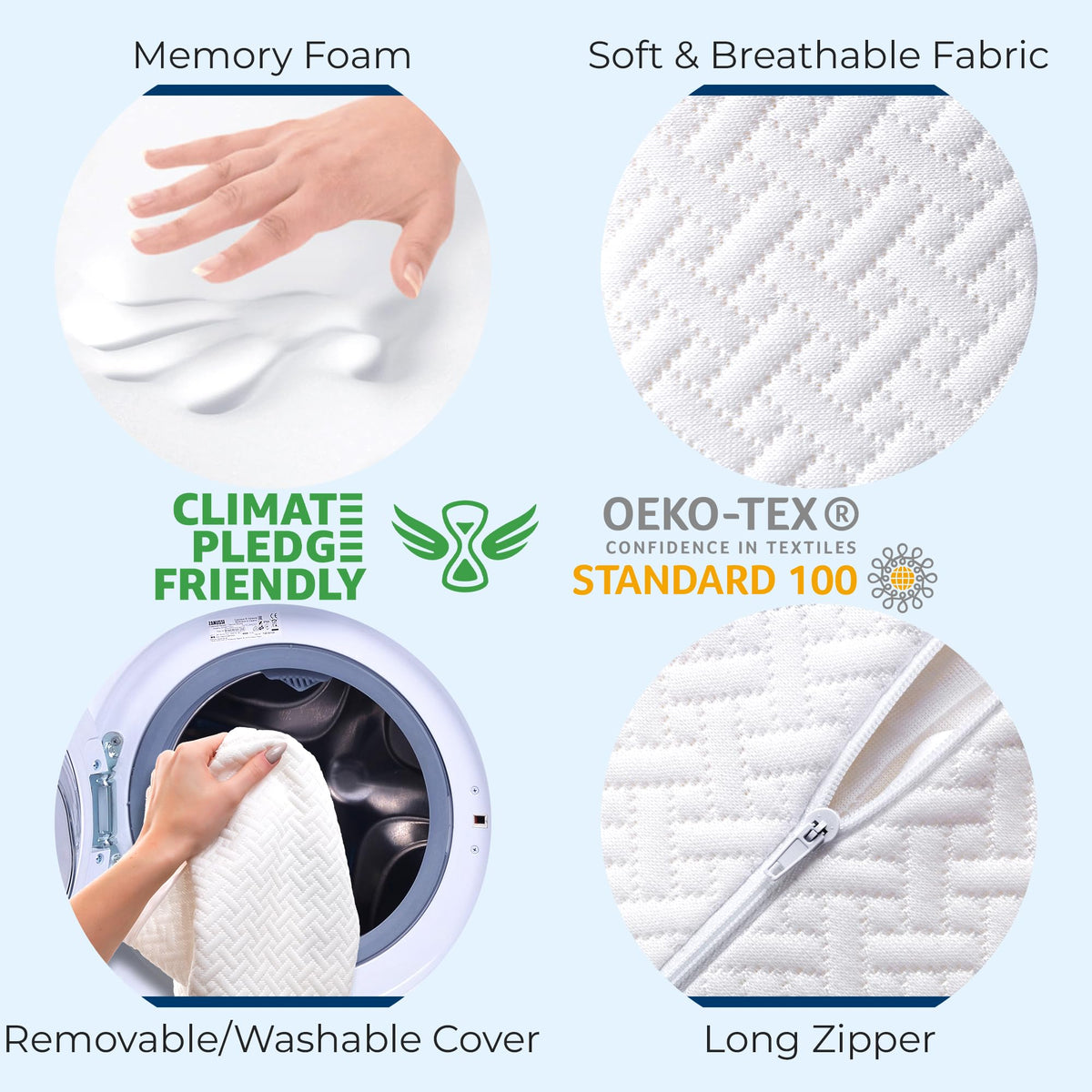 Removable washable cover from 5 STARS UNITED for easy cleaning