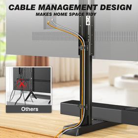 5Rcom table top TV stand easy-assembly saves time during setup.