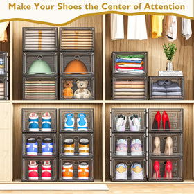 7-code six-pack holds sneakers, boots and more.