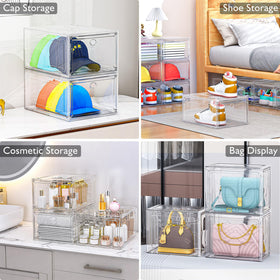 7code boxes for boots and heels maximize closet capacity