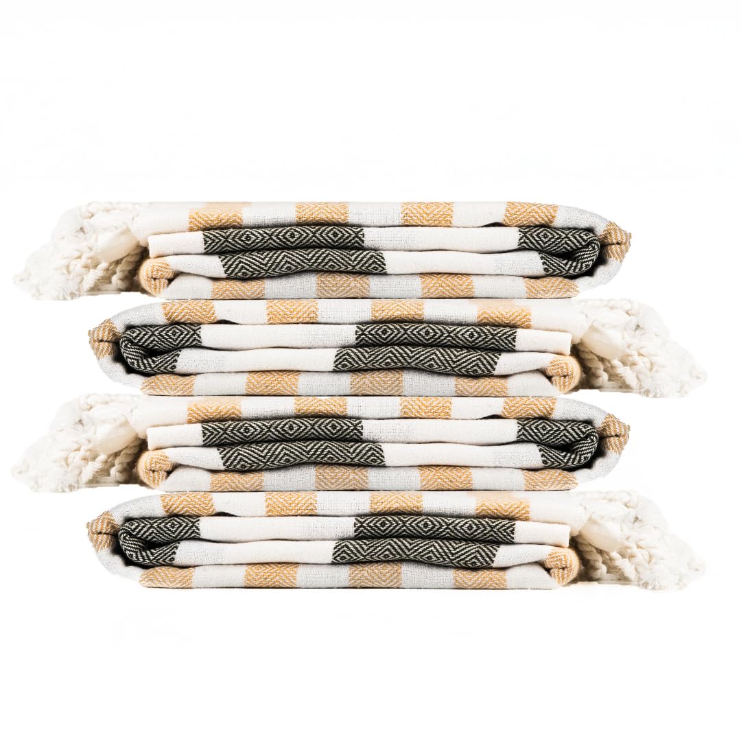 9Threads Turkish towel folded to show compact travel-ready size