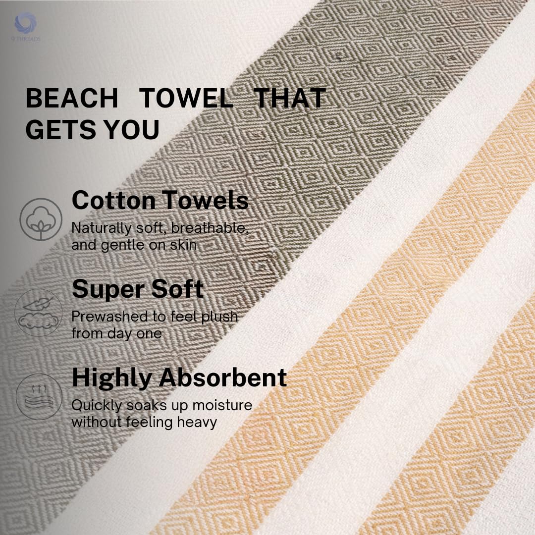 Sage & Sand towel draped by pool highlighting quick-dry performance