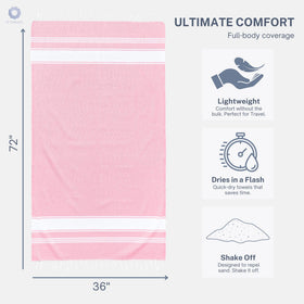 9Threads pink four-pack bundle, convenient for family trips.