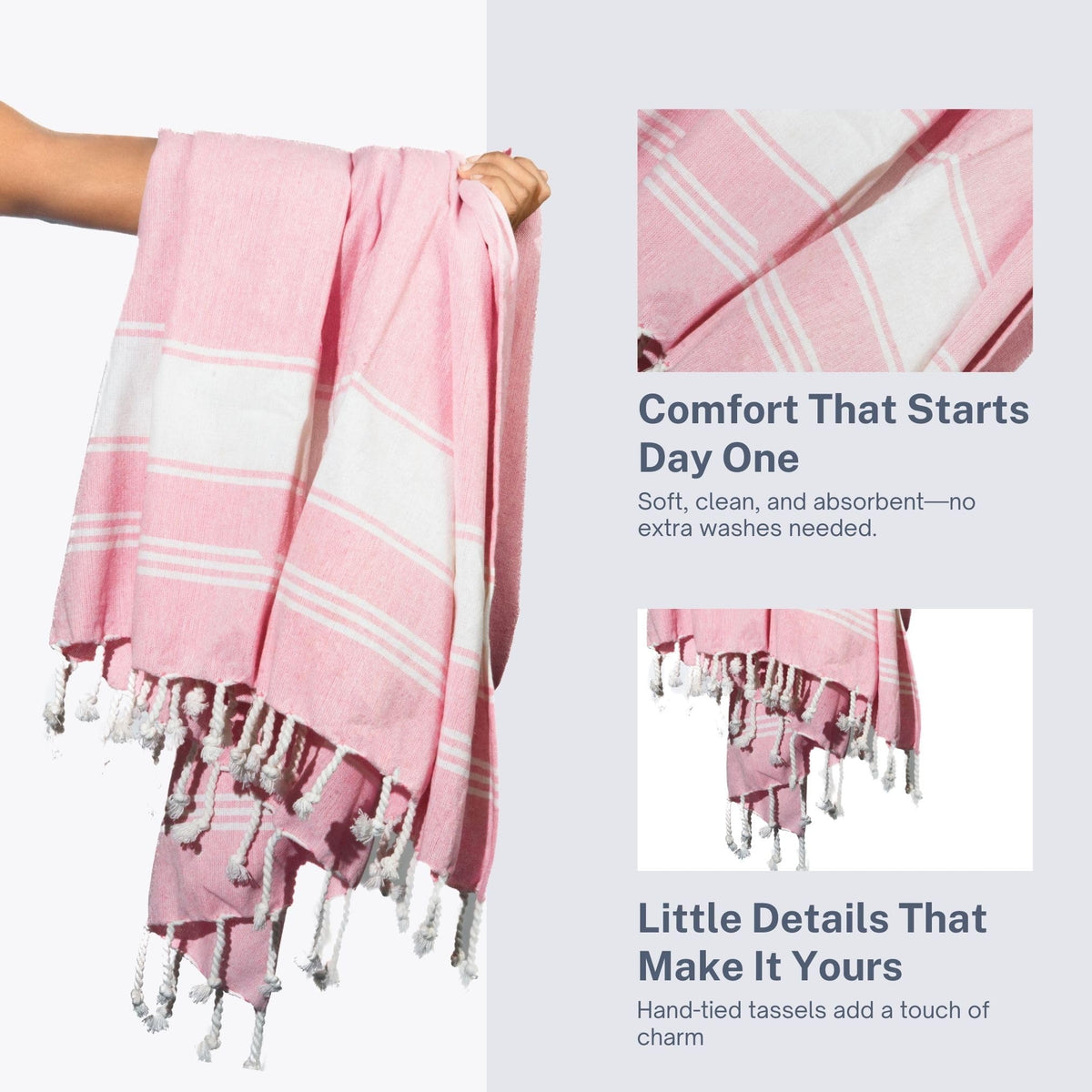 9Threads poolside use as wrap for cooling shade and comfort.