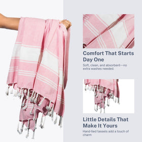 9Threads poolside use as wrap for cooling shade and comfort.