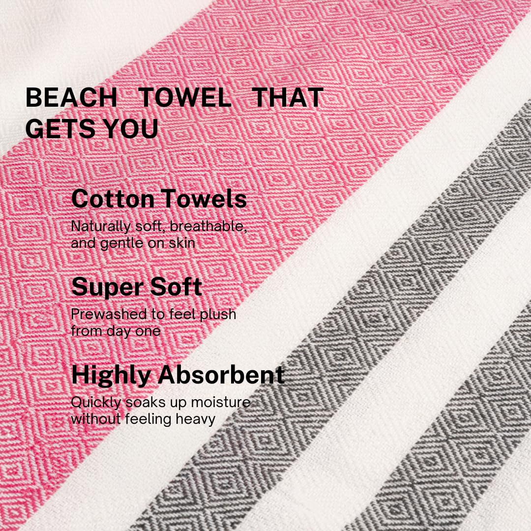9Threads Rosé Obsidian towel shows quick-dry, high-absorbent performance after swims.