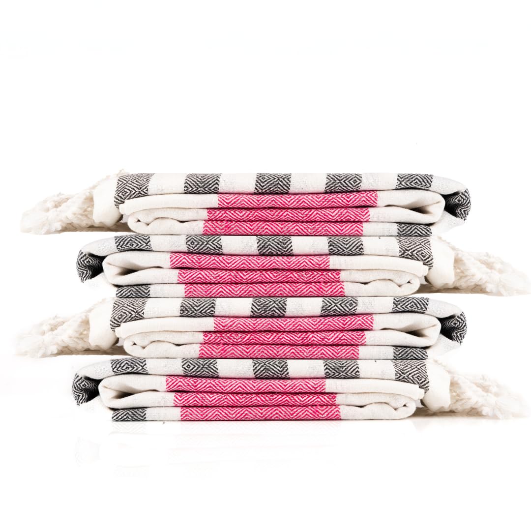 9Threads Rosé Obsidian towel highlights sand-free weave for clean beach days.