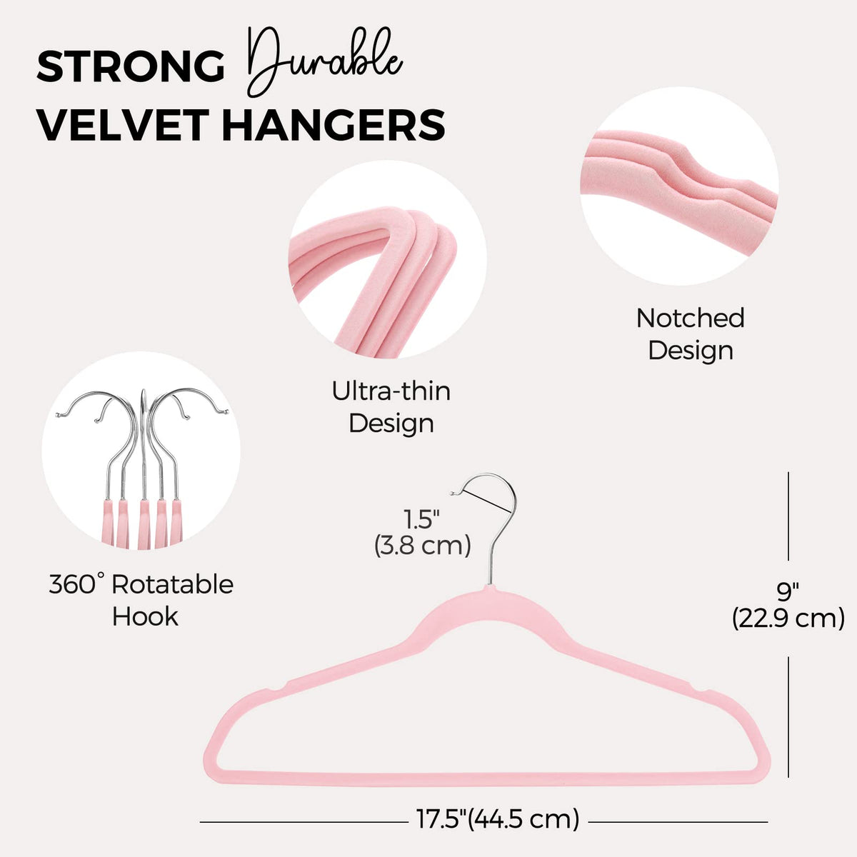 HOUSE DAY hangers maintain garment shape and avoid shoulder bumps