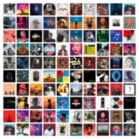 A ART·ZONE 100-pcs collage posters set for wall decor and creative displays.