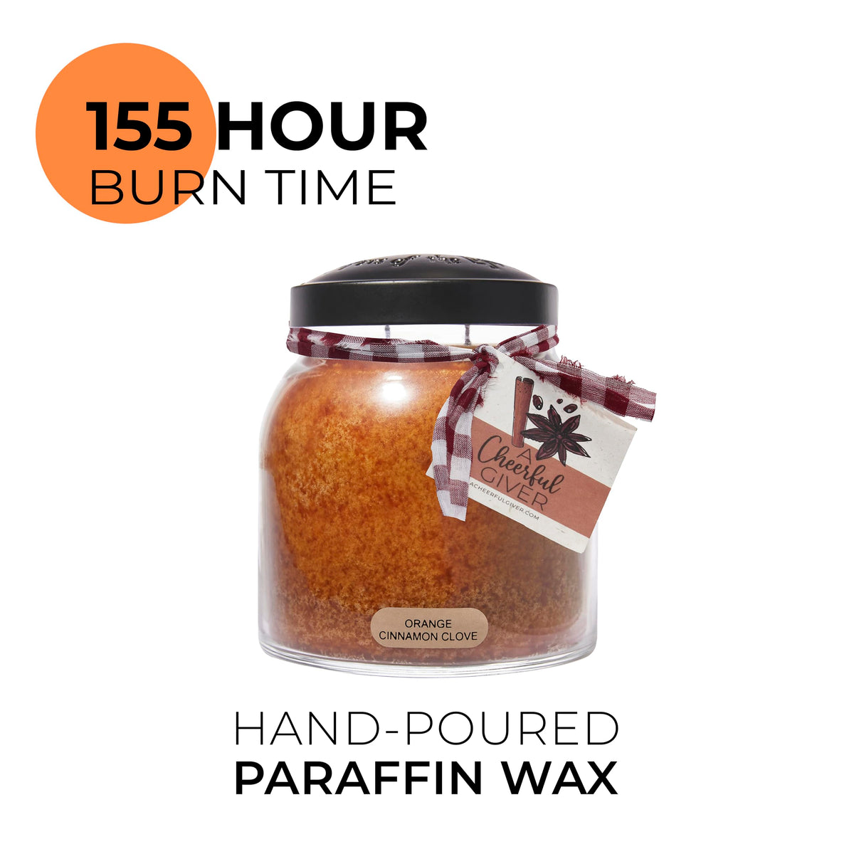 A Cheerful Giver double wick delivers longer burn with richer fragrance.