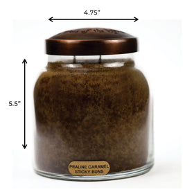 34oz Papa Scented Candle Jar delivering long burn and ample fragrance for gatherings.