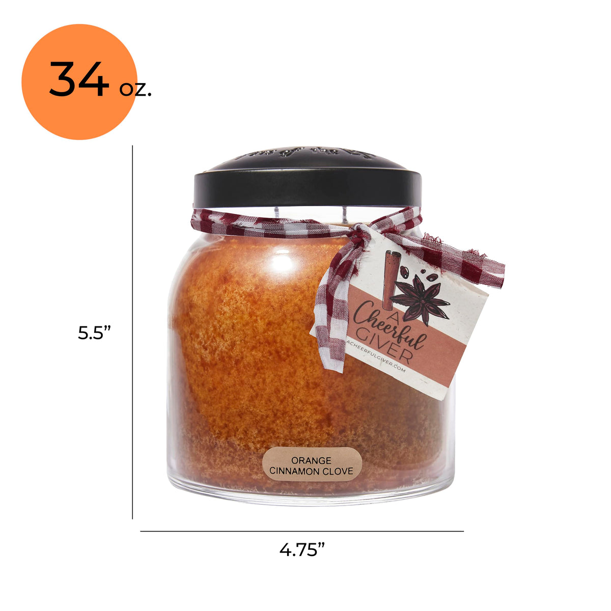 A Cheerful Giver seasonal decor candle makes a thoughtful gift for women.