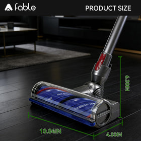 A Fable Adaptable Motorhead fits Dyson V11 head for agile cleaning around furniture.