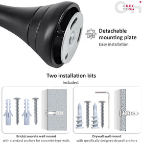 A Key Tech bracket supports up to 26 lbs per unit