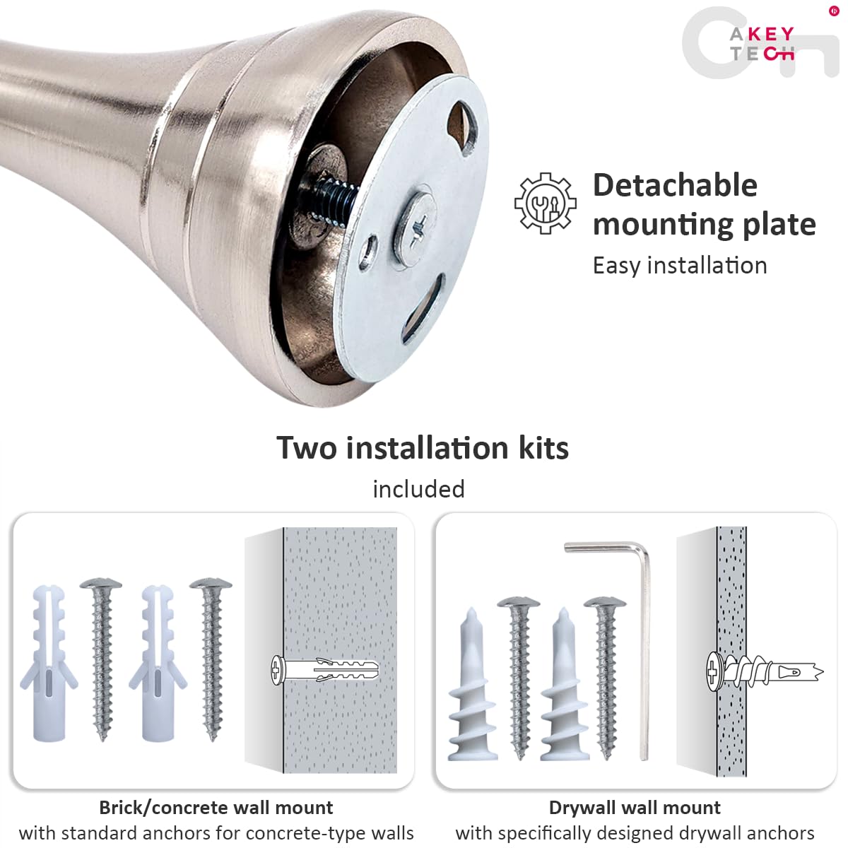 A Key Tech bracket fits 3/4 to 1 inch rods