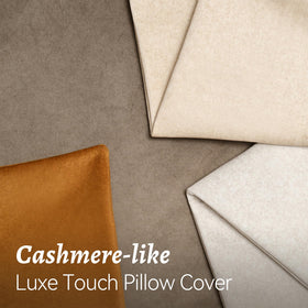 A Moment outdoor water-repellent pillow cover on patio setup