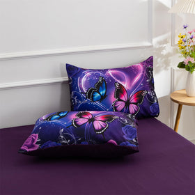 A Nice Night all-season butterfly bedding designed for versatile comfort