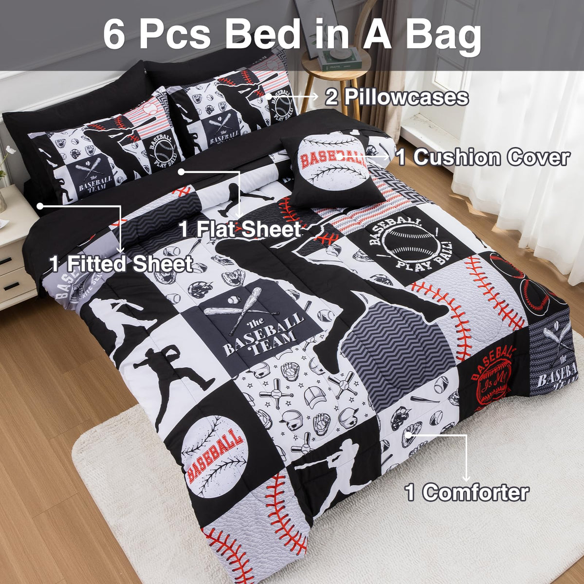 A Nice Night cushion cover 18x18 enhances decor with quick room updates.