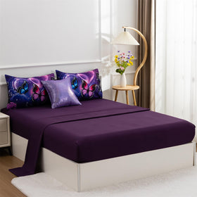 A Nice Night fitted sheet 39x75 with butterfly motif and ample depth