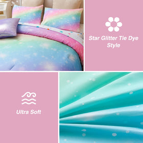 A Nice Night glitter cushion cover provides playful room accent