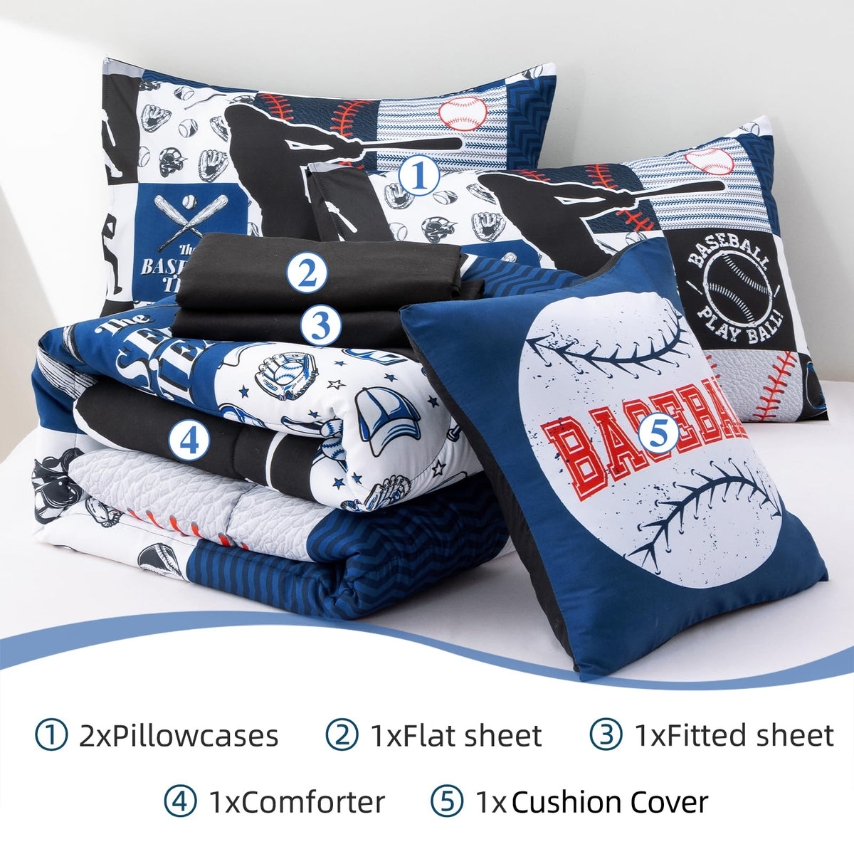 A Nice Night pillowcases 20x27 inches with vivid color.